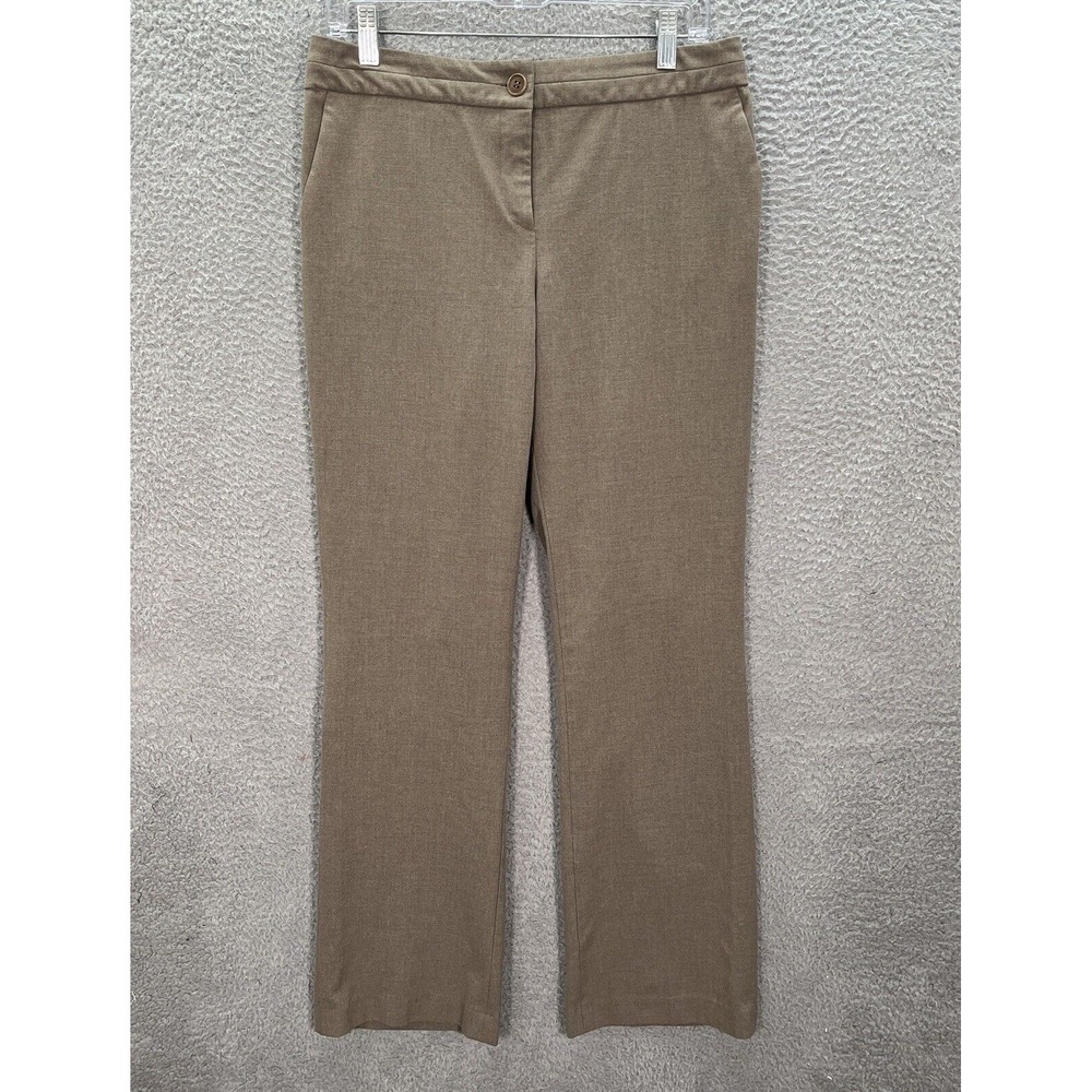 Talbots Pants Womens 6 Brown Signature Boot Dress Trousers Careerwear Preppy